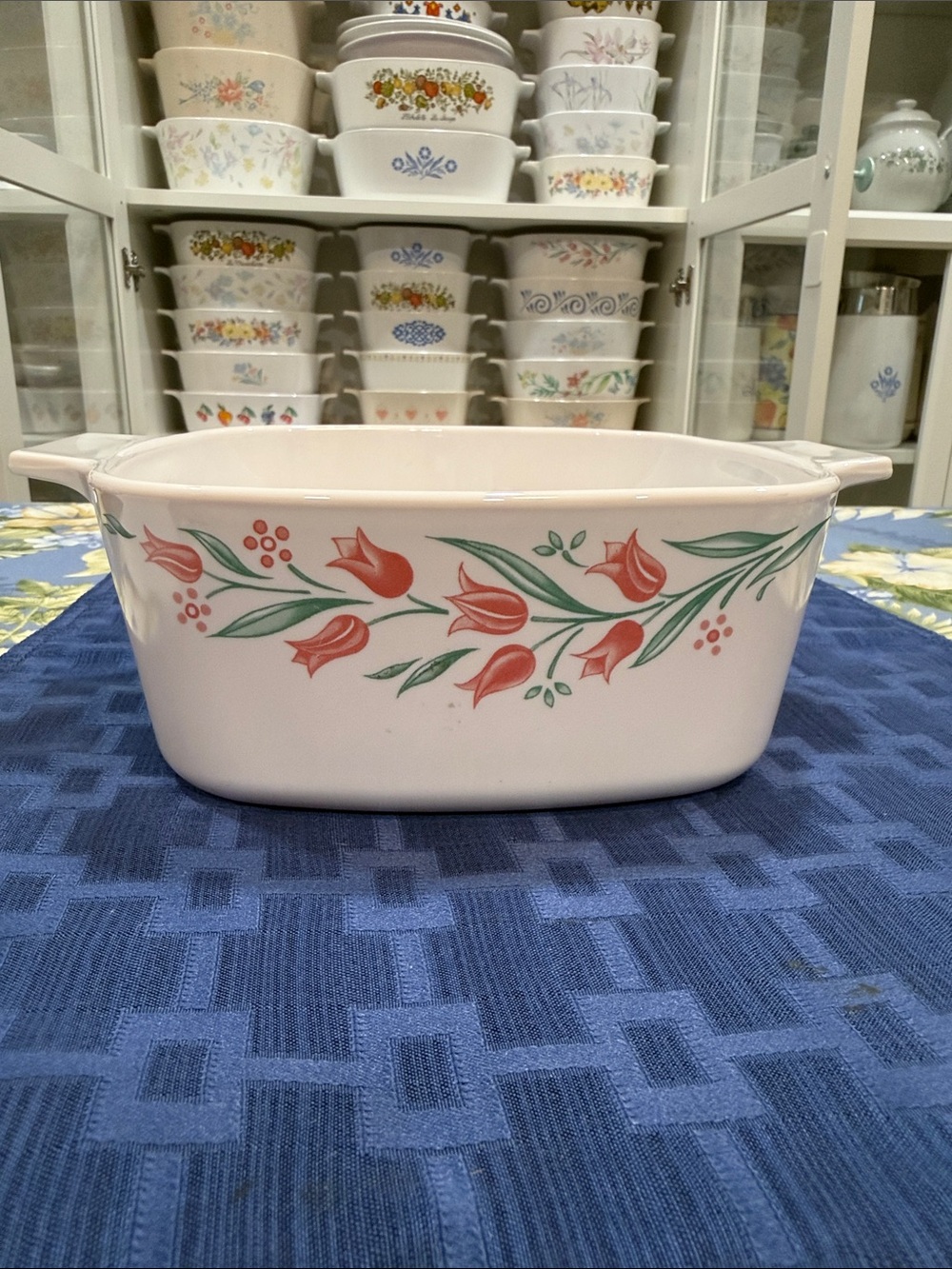 Corningware Rosemarie or Pink Tulip design A-11/2-B